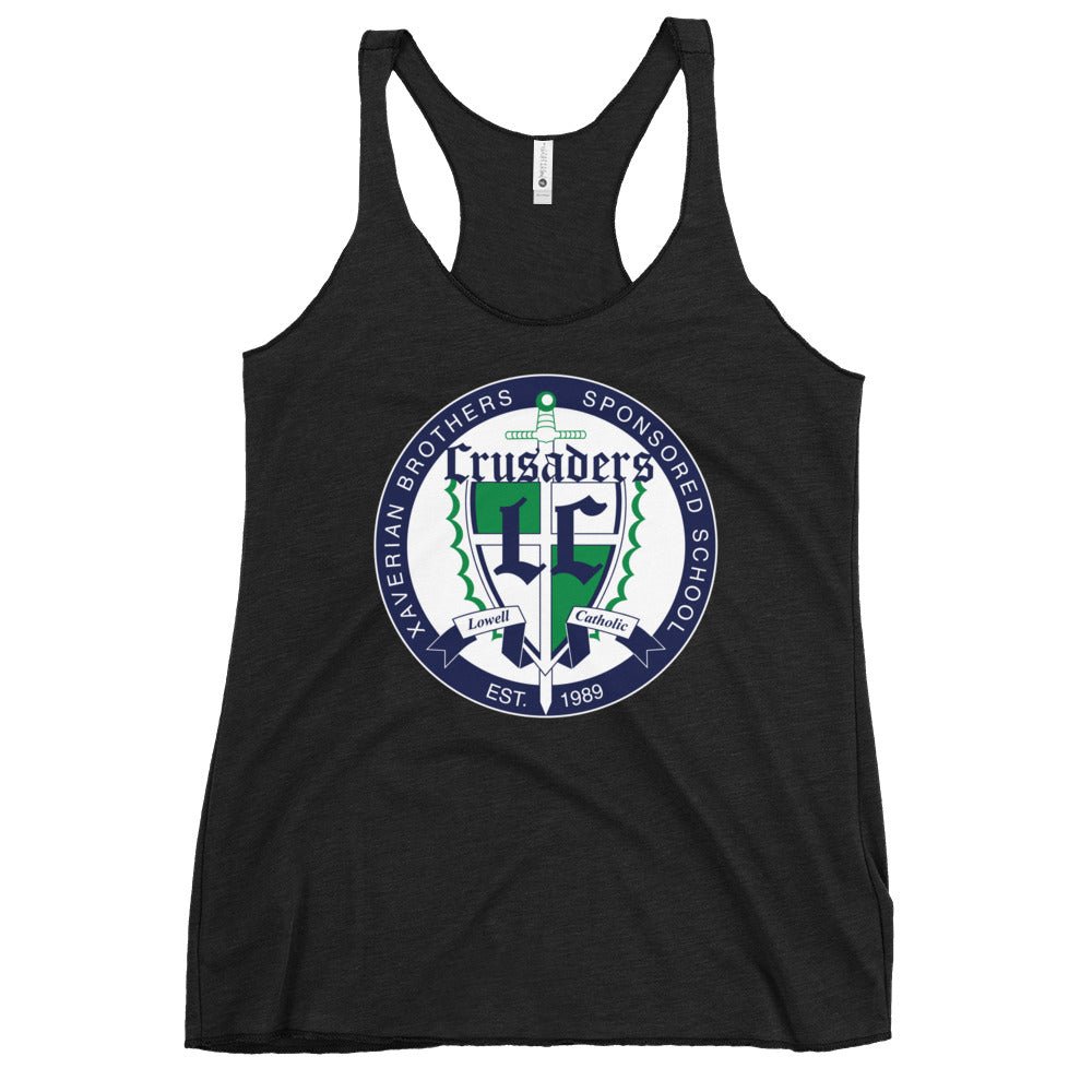 Performance | Thin Racerback Tank Top | Cheer | Badge Logo