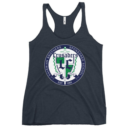Performance | Thin Racerback Tank Top | Cheer | Badge Logo