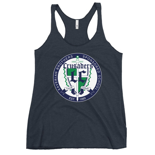 Performance | Thin Racerback Tank Top | Cheer | Badge Logo