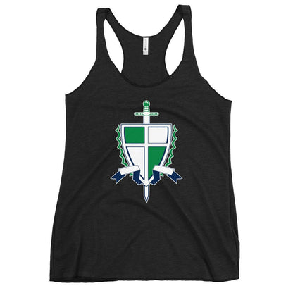 Performance | Thin Racerback Tank Top | Cheer | Shield Logo