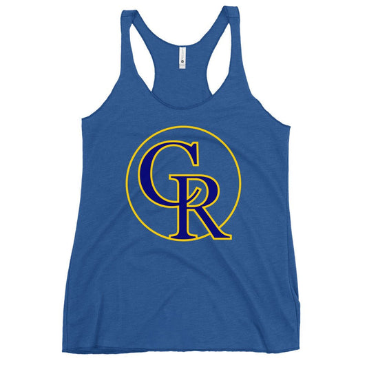 Performance | Thin Racerback Tank Top | Chestnut Ridge Lions Football | Crest Logo