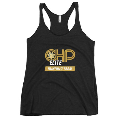 Performance | Thin Racerback Tank Top | CHP Elite Running Team | Runner Crest Logo
