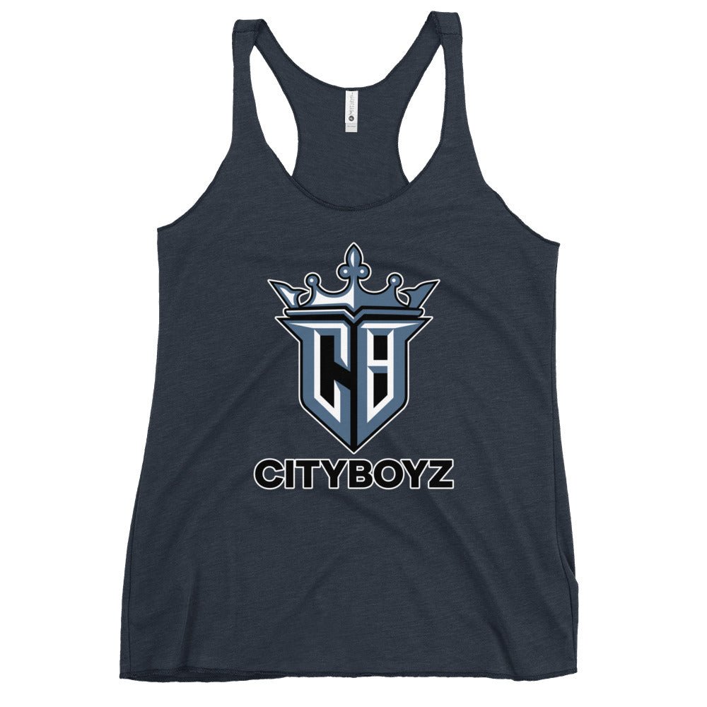 Performance | Thin Racerback Tank Top | City Boyz Elite | Crown Valor Logo