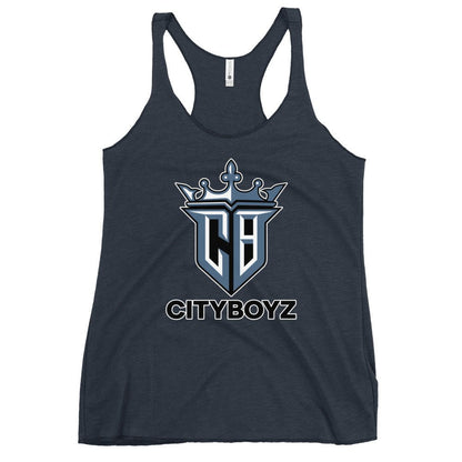 Performance | Thin Racerback Tank Top | City Boyz Elite | Crown Valor Logo