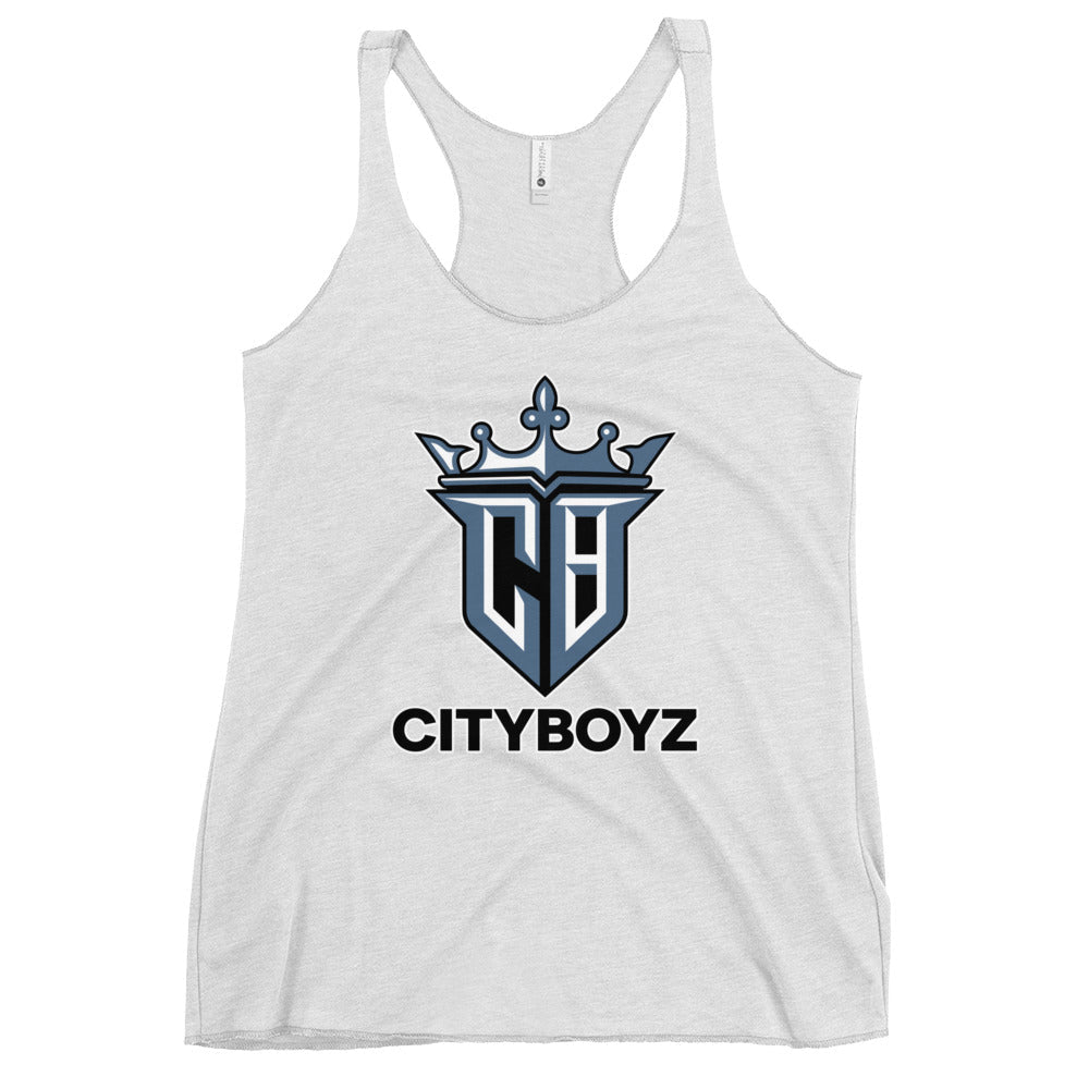 Performance | Thin Racerback Tank Top | City Boyz Elite | Crown Valor Logo