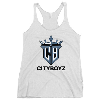 Performance | Thin Racerback Tank Top | City Boyz Elite | Crown Valor Logo