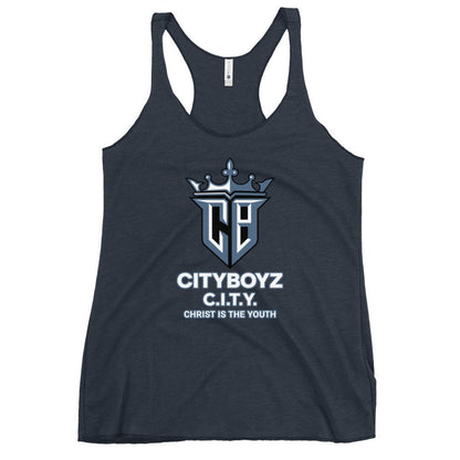 Performance | Thin Racerback Tank Top | City Boyz Elite | Vanguard Logo