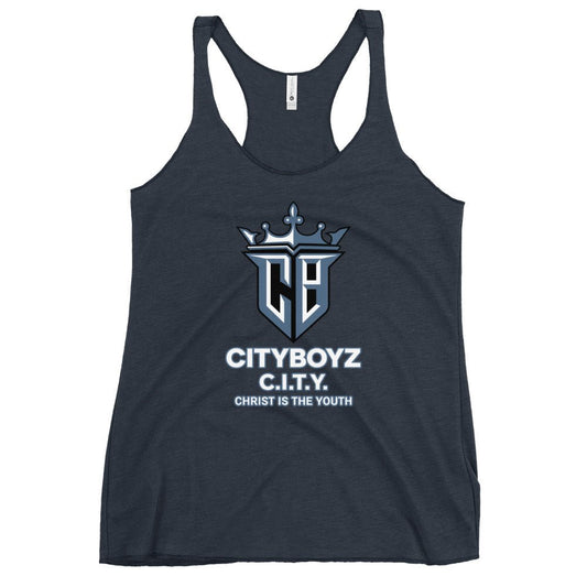 Performance | Thin Racerback Tank Top | City Boyz Elite | Vanguard Logo