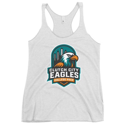 Performance | Thin Racerback Tank Top | Clutch City College Prep | Shield Logo