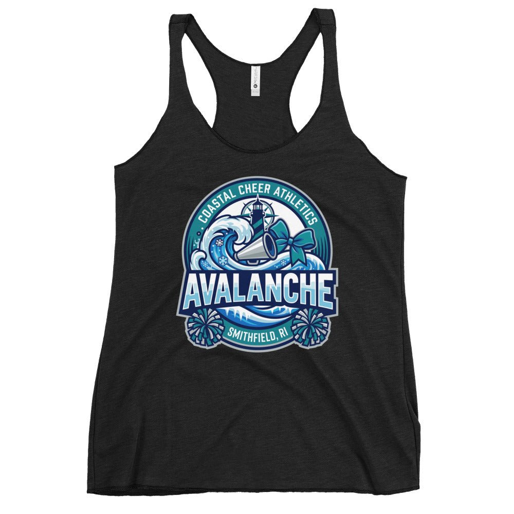 Performance | Thin Racerback Tank Top | Coastal Cheer Athletics Avalanche