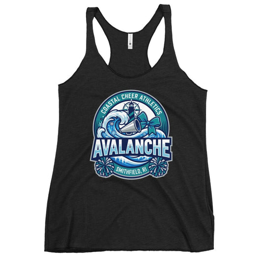 Performance | Thin Racerback Tank Top | Coastal Cheer Athletics Avalanche