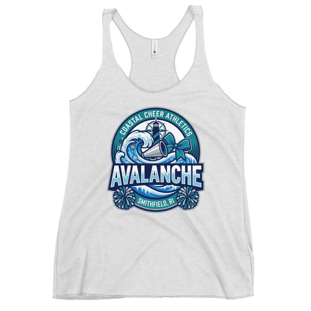 Performance | Thin Racerback Tank Top | Coastal Cheer Athletics Avalanche
