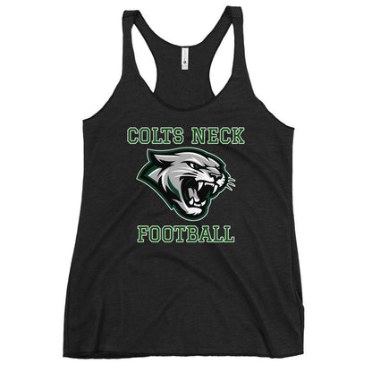 Performance | Thin Racerback Tank Top | Colts Neck Cougars | Youth Tackle Football (AYF) | Green Predator Logo