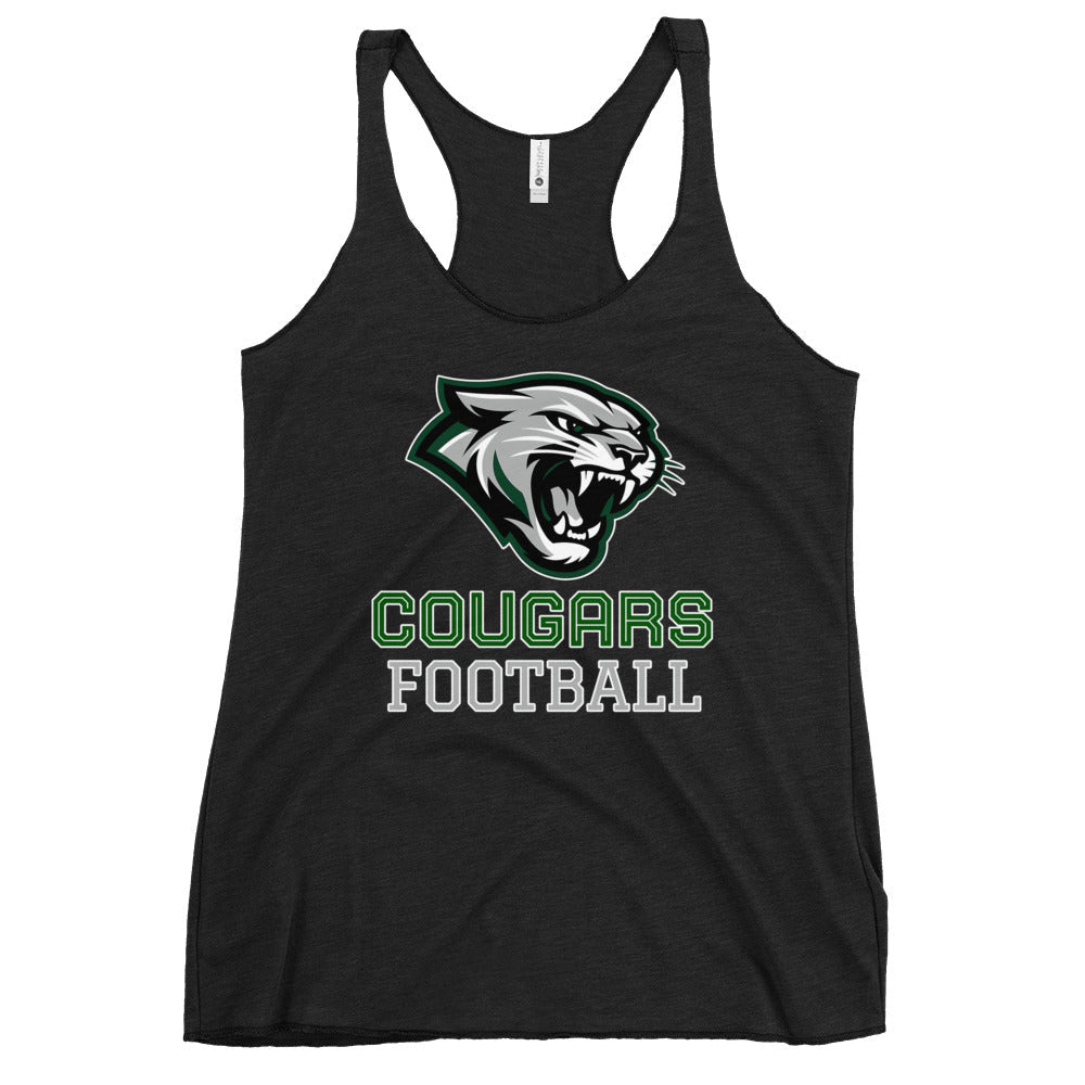 Performance | Thin Racerback Tank Top | Colts Neck Cougars | Youth Tackle Football (AYF) | Strike Mascot Logo