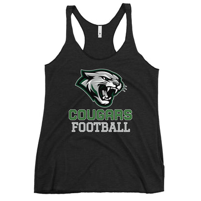 Performance | Thin Racerback Tank Top | Colts Neck Cougars | Youth Tackle Football (AYF) | Strike Mascot Logo