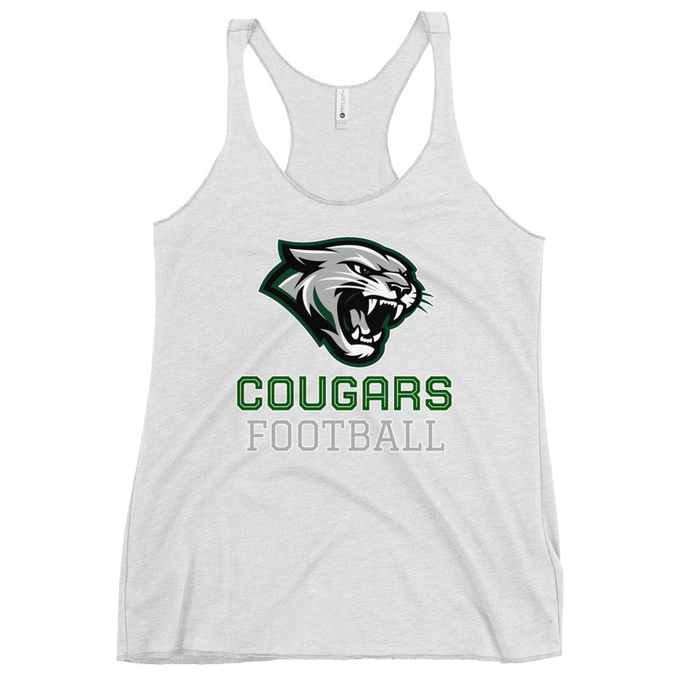 Performance | Thin Racerback Tank Top | Colts Neck Cougars | Youth Tackle Football (AYF) | Strike Mascot Logo