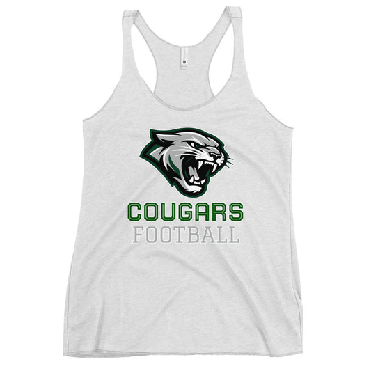 Performance | Thin Racerback Tank Top | Colts Neck Cougars | Youth Tackle Football (AYF) | Strike Mascot Logo