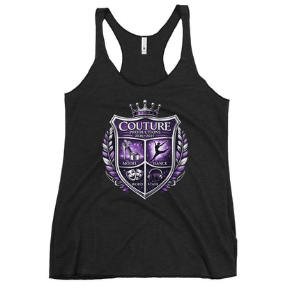 Performance | Thin Racerback Tank Top | Couture Productions | Couture Shield Logo
