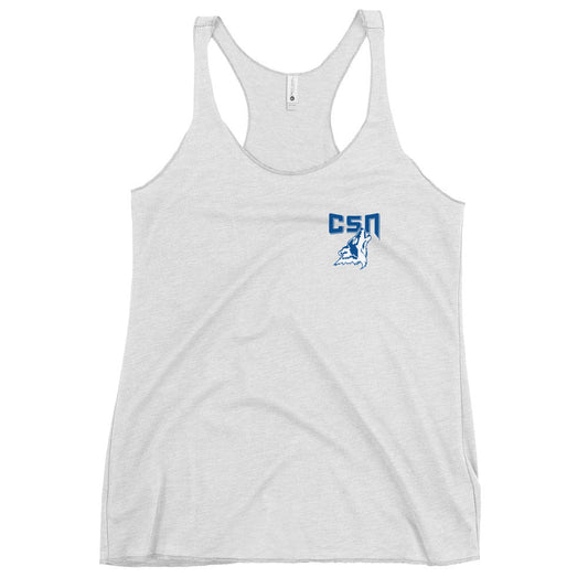 Performance | Thin Racerback Tank Top | CSN Volleyball | CSN Logo