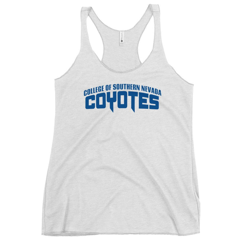 Performance | Thin Racerback Tank Top | CSN Volleyball | Script Logo