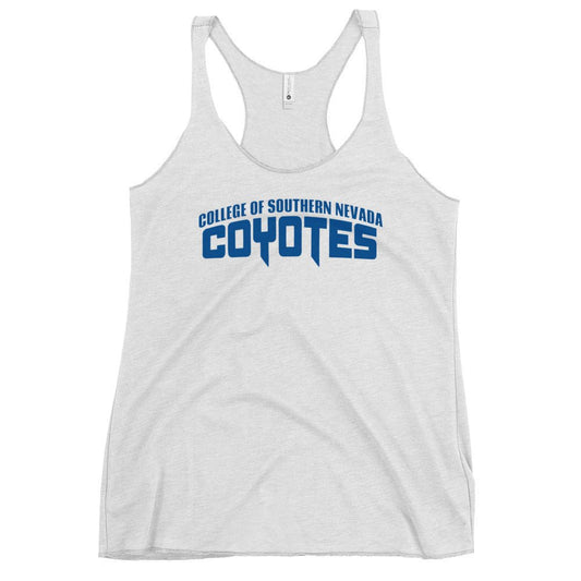 Performance | Thin Racerback Tank Top | CSN Volleyball | Script Logo