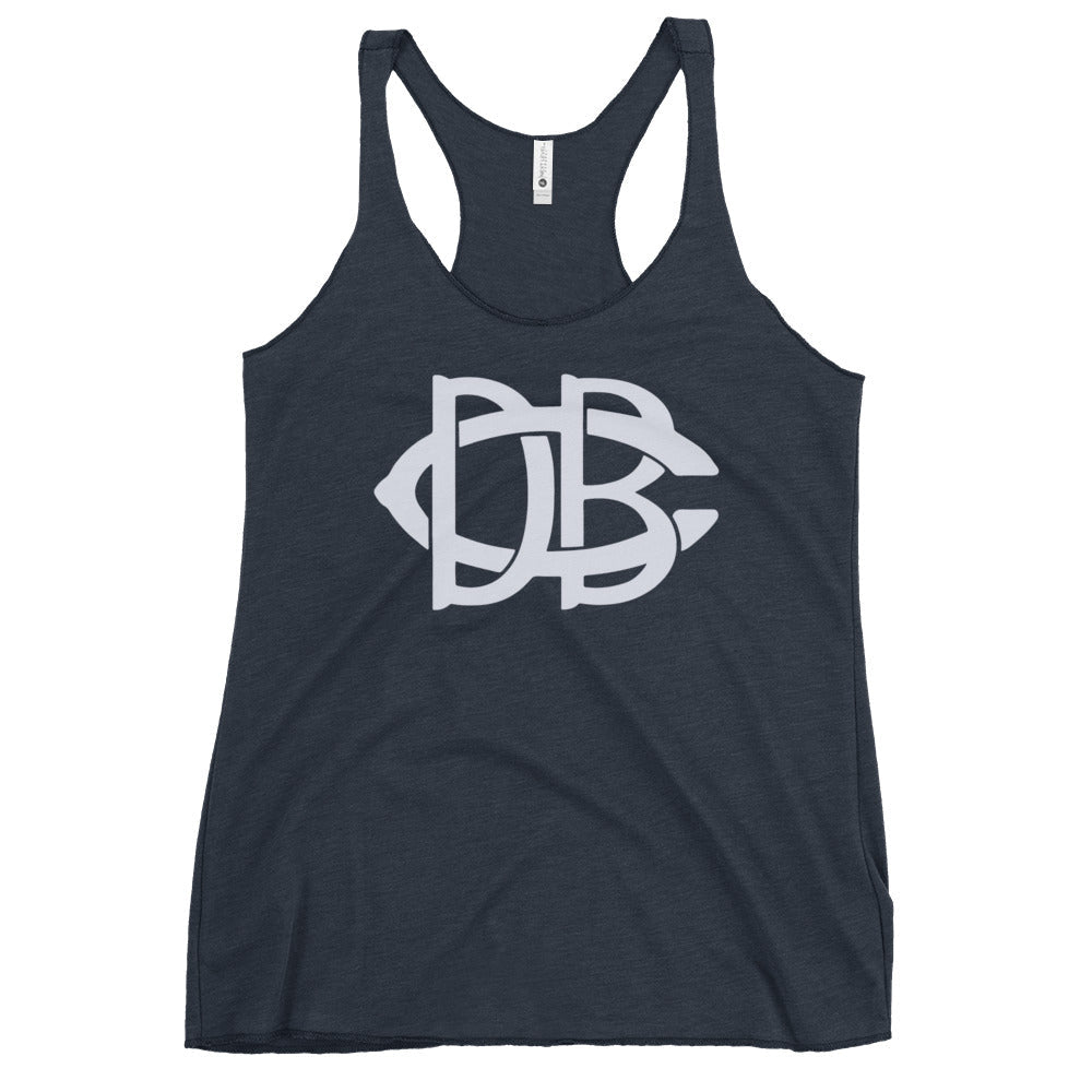 Performance | Thin Racerback Tank Top | Dallas Baseball Club | Interlocking DB Crest Logo