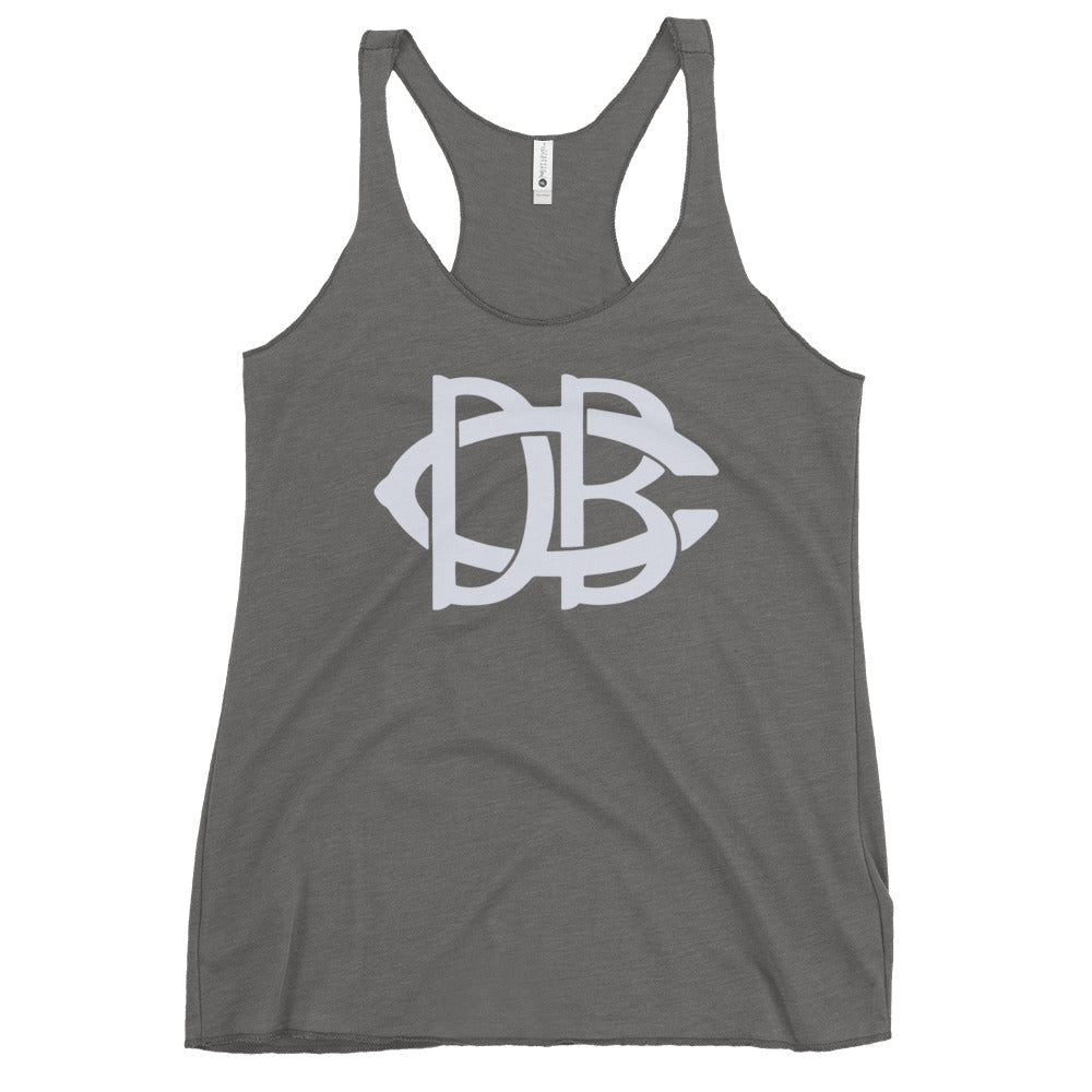 Performance | Thin Racerback Tank Top | Dallas Baseball Club | Interlocking DB Crest Logo