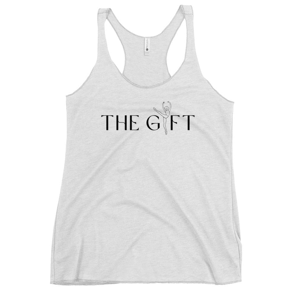 Performance | Thin Racerback Tank Top | Dancin' Time Studios | Lyric Dancer Logo
