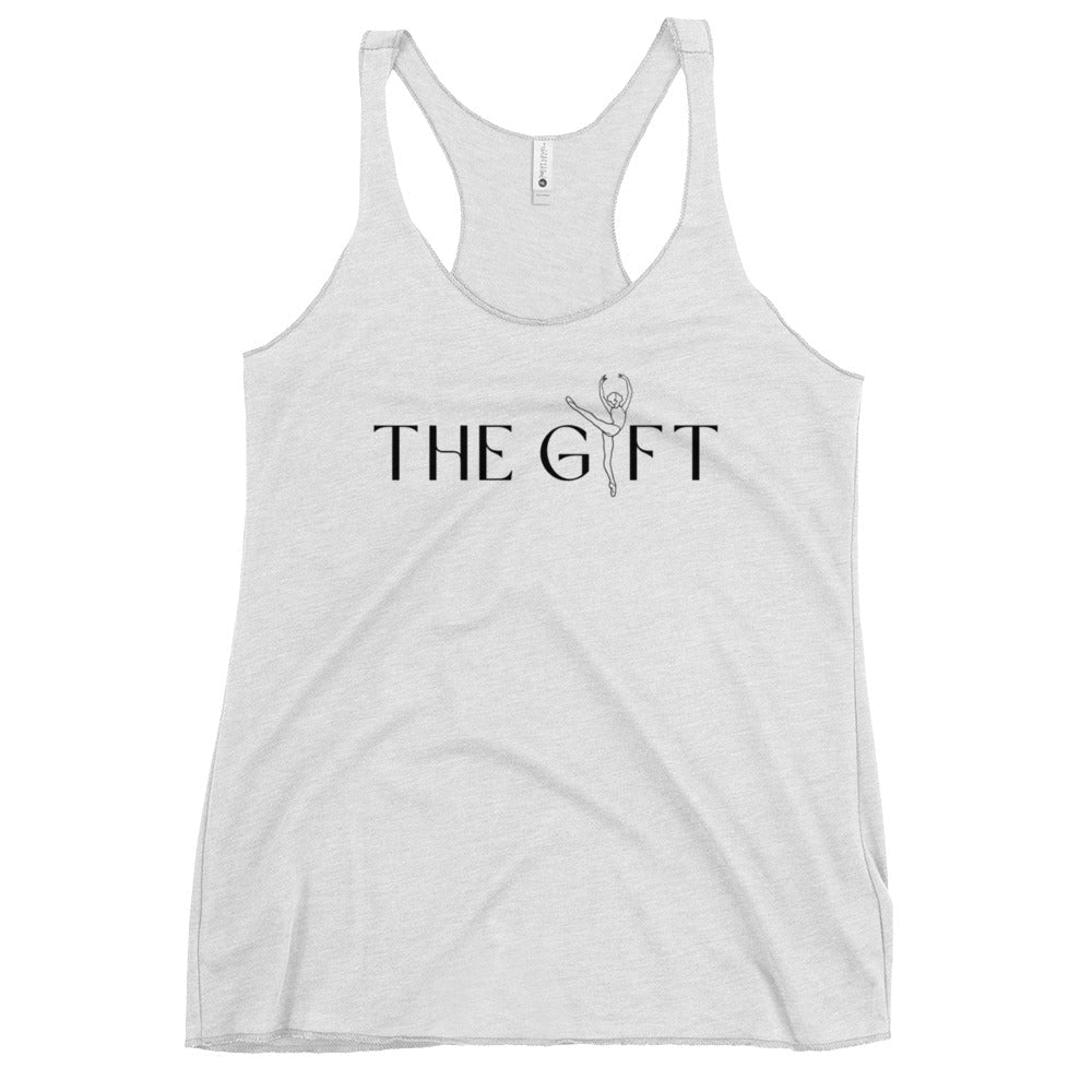 Performance | Thin Racerback Tank Top | Dancin' Time Studios | Lyric Dancer Logo