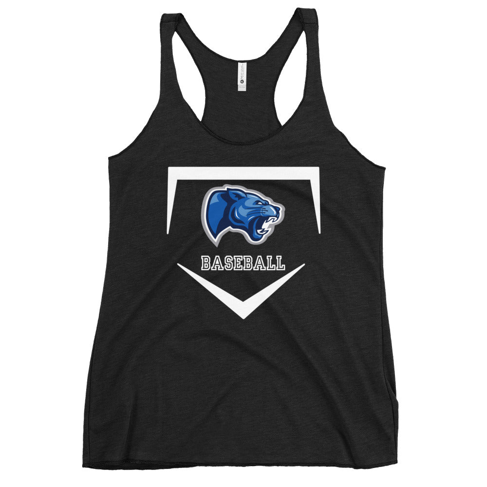 Performance | Thin Racerback Tank Top | Denmark Technical College | Baseball Logo