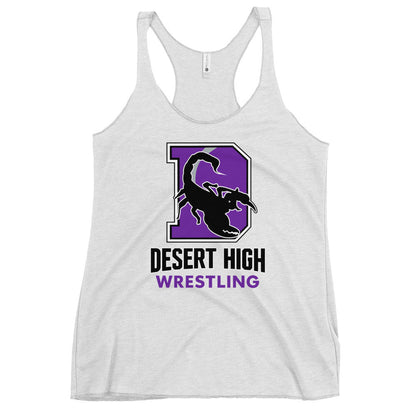 Performance | Thin Racerback Tank Top | Desert High Scorpions | Crest Logo