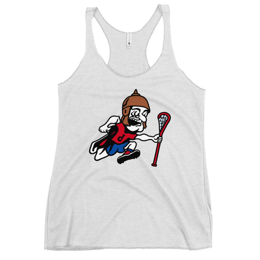 Performance | Thin Racerback Tank Top | Detroit Lacrosse | Crest Logo