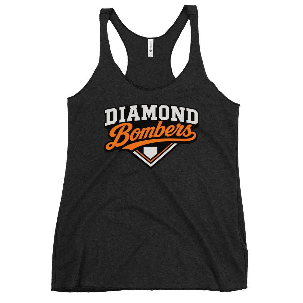 Performance | Thin Racerback Tank Top | Diamond Bombers | Emblem Logo