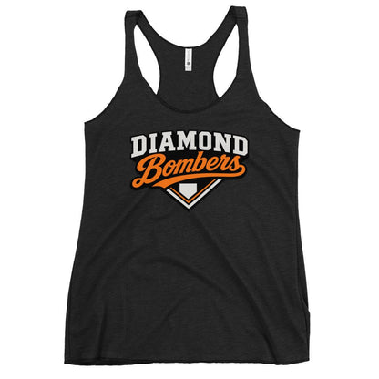 Performance | Thin Racerback Tank Top | Diamond Bombers | Emblem Logo