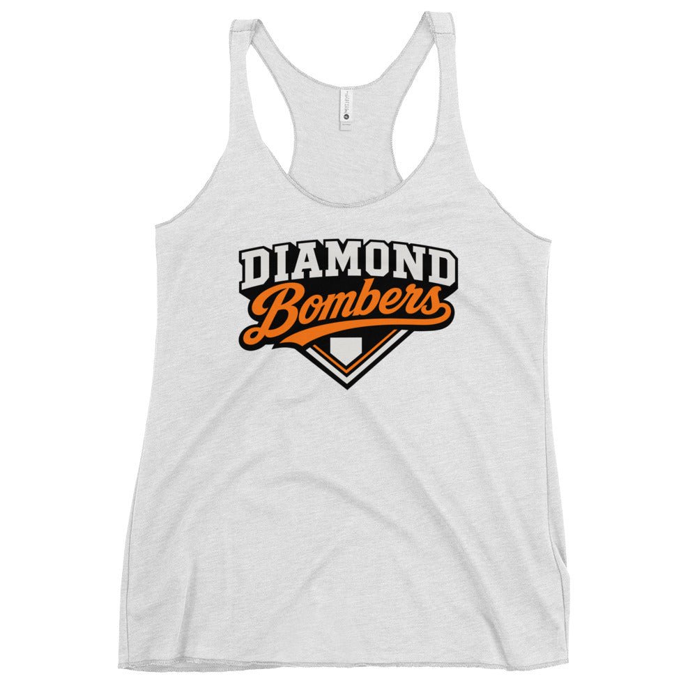 Performance | Thin Racerback Tank Top | Diamond Bombers | Emblem Logo