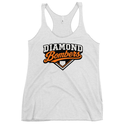 Performance | Thin Racerback Tank Top | Diamond Bombers | Emblem Logo
