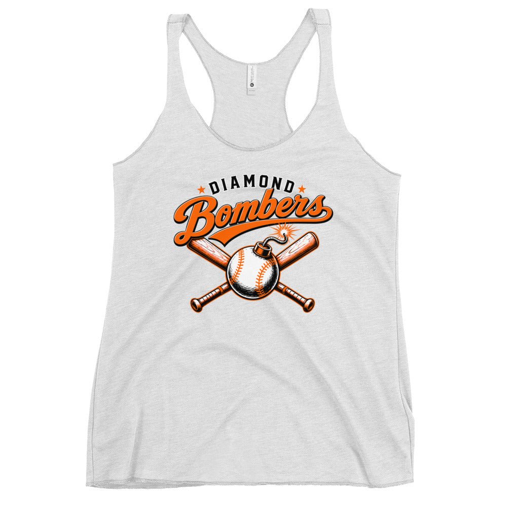 Performance | Thin Racerback Tank Top | Diamond Bombers | Vanguard Logo