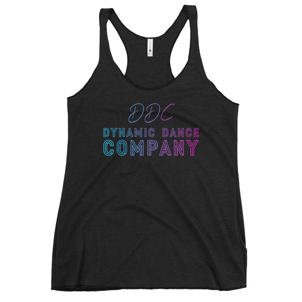 Performance | Thin Racerback Tank Top | Dynamic Dance Company | DDC Logo