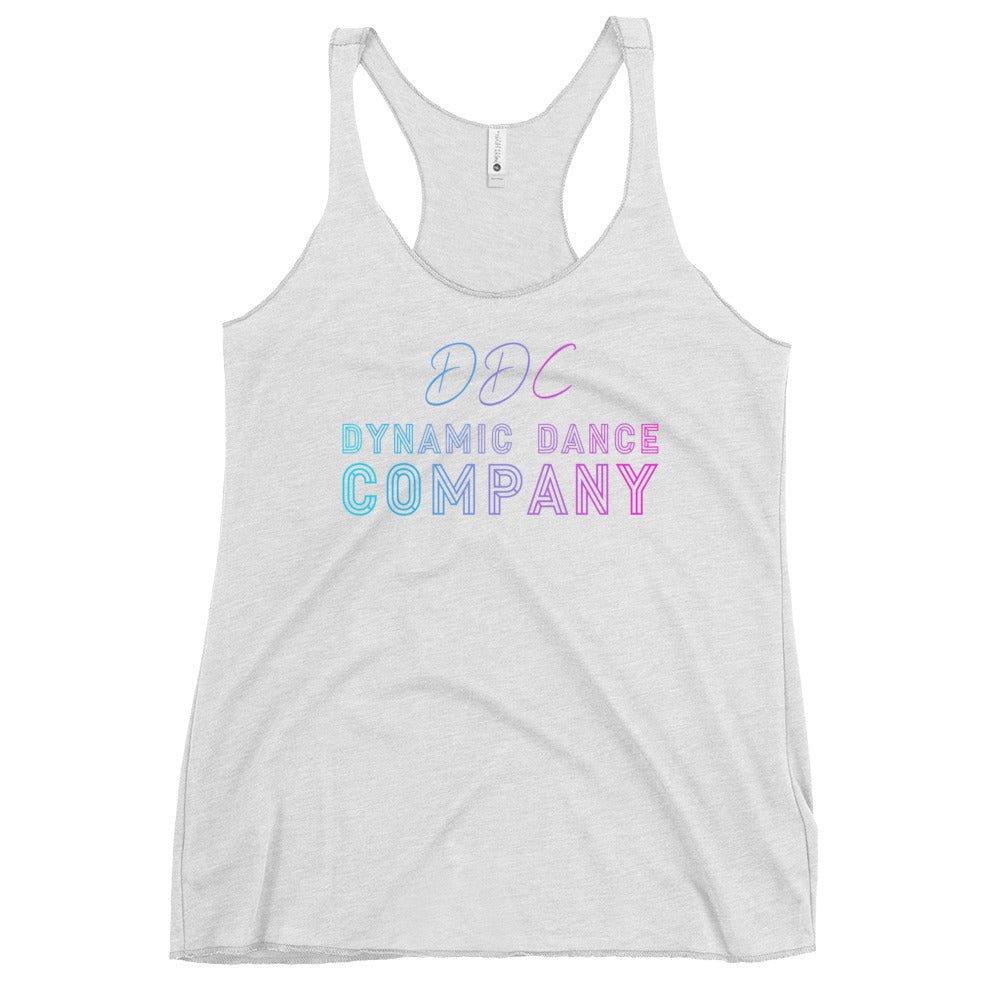 Performance | Thin Racerback Tank Top | Dynamic Dance Company | DDC Logo