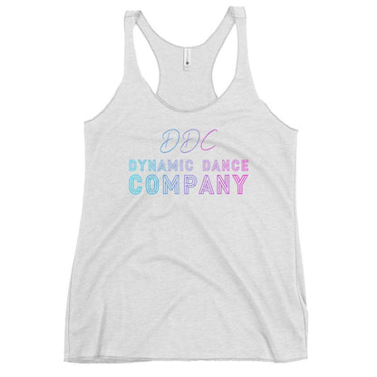 Performance | Thin Racerback Tank Top | Dynamic Dance Company | DDC Logo