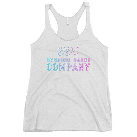 Performance | Thin Racerback Tank Top | Dynamic Dance Company | DDC Logo