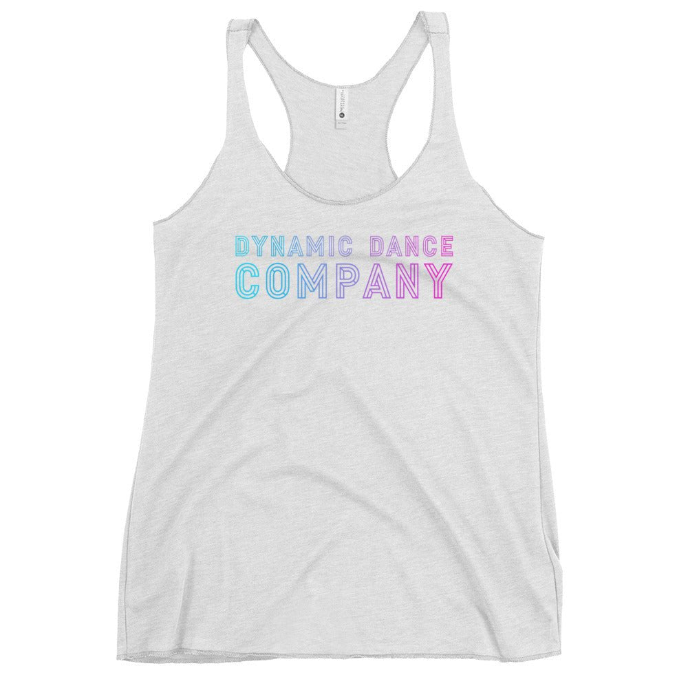 Performance | Thin Racerback Tank Top | Dynamic Dance Company | Logo