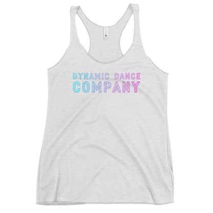 Performance | Thin Racerback Tank Top | Dynamic Dance Company | Logo