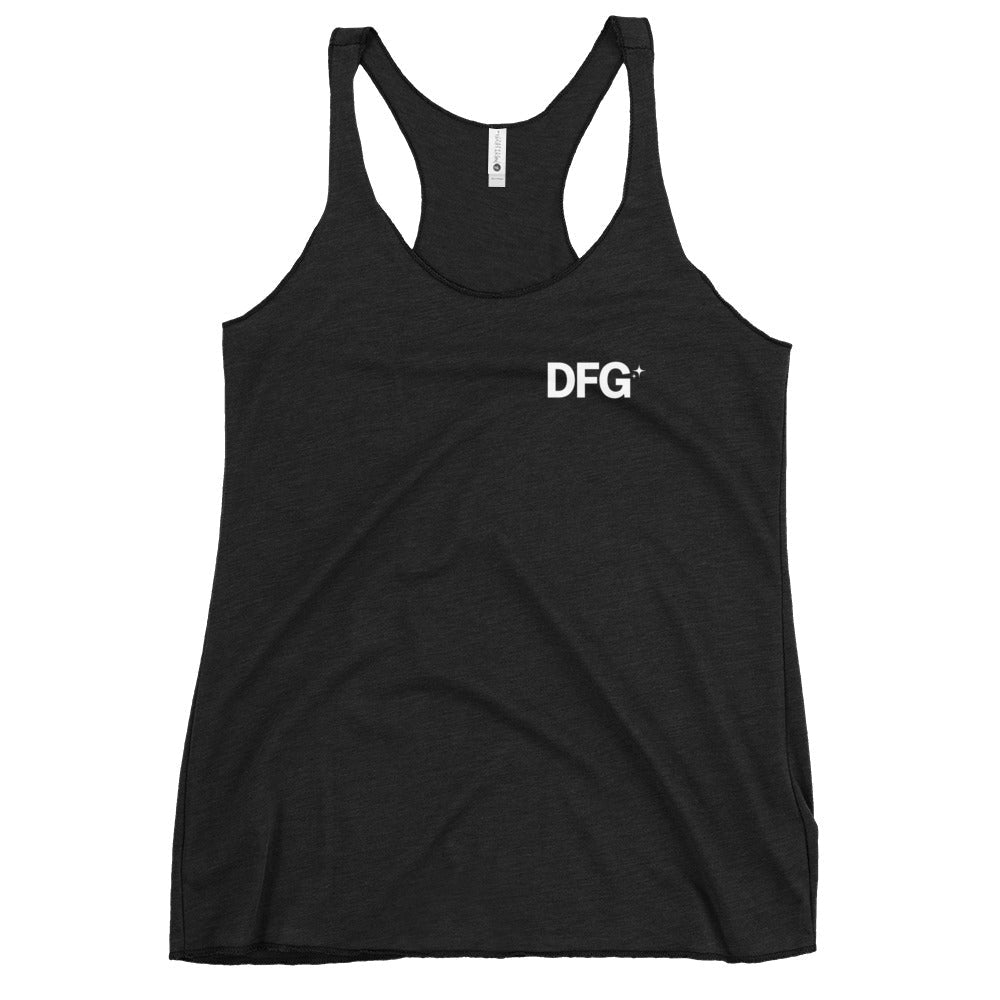 Performance | Thin Racerback Tank Top | Dynamic Flights Gymnastics | DFG Logo