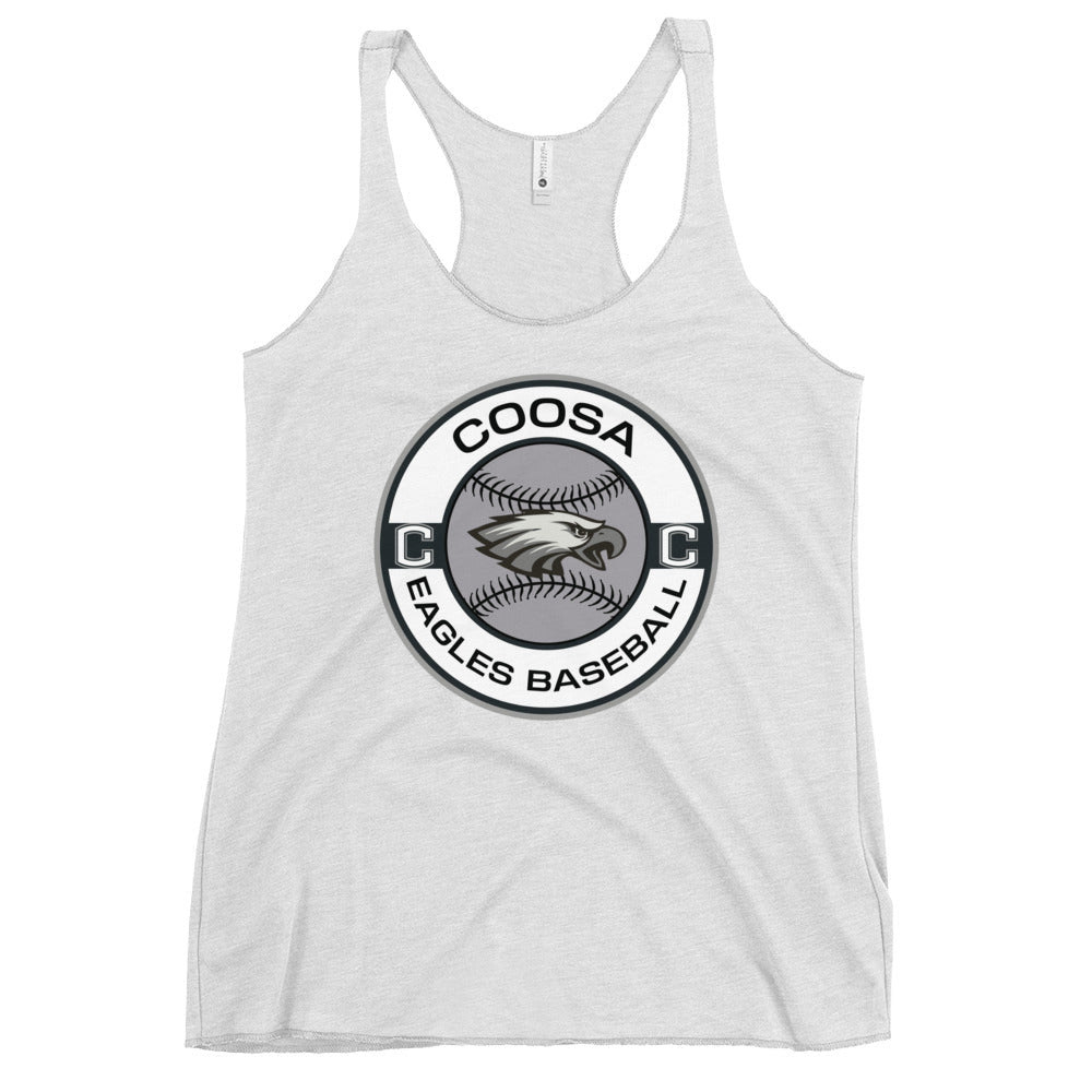 Performance | Thin Racerback Tank Top | Eagles Baseball | Badge Logo
