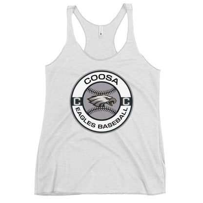 Performance | Thin Racerback Tank Top | Eagles Baseball | Badge Logo