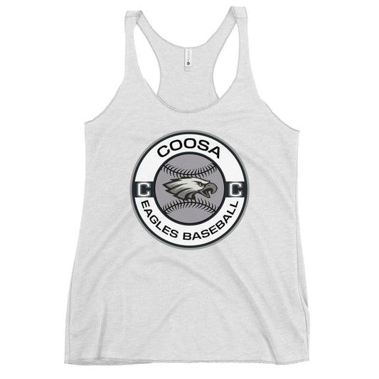 Performance | Thin Racerback Tank Top | Eagles Baseball | Badge Logo