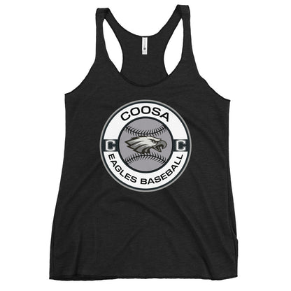 Performance | Thin Racerback Tank Top | Eagles Baseball | Badge Logo