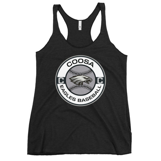 Performance | Thin Racerback Tank Top | Eagles Baseball | Badge Logo