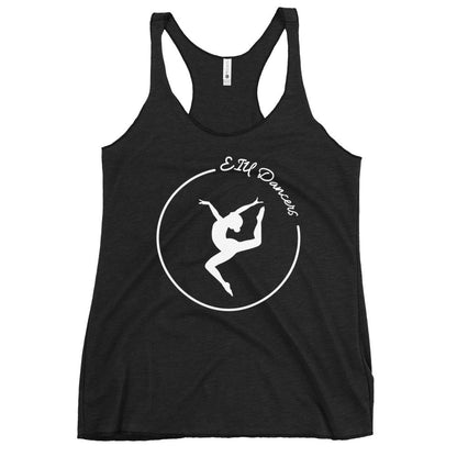 Performance | Thin Racerback Tank Top | EIU Dancers | Lyric Silhouette Logo